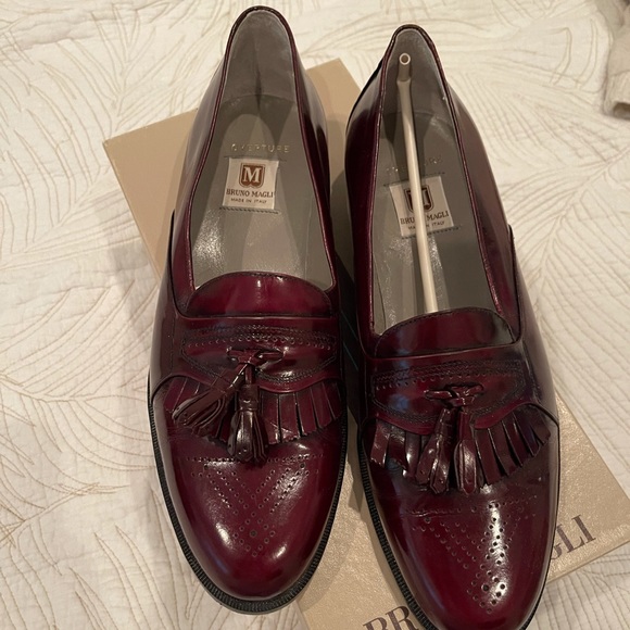 Vintage Bruno Magli Overture Burgundy NWT - Picture 1 of 9
